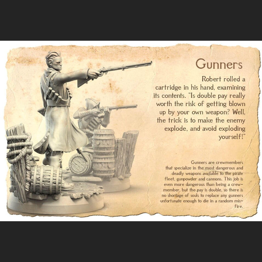 Pirate Gunners Female *SIZE OPTION* Pirate Gunners Female *SIZE OPTION*