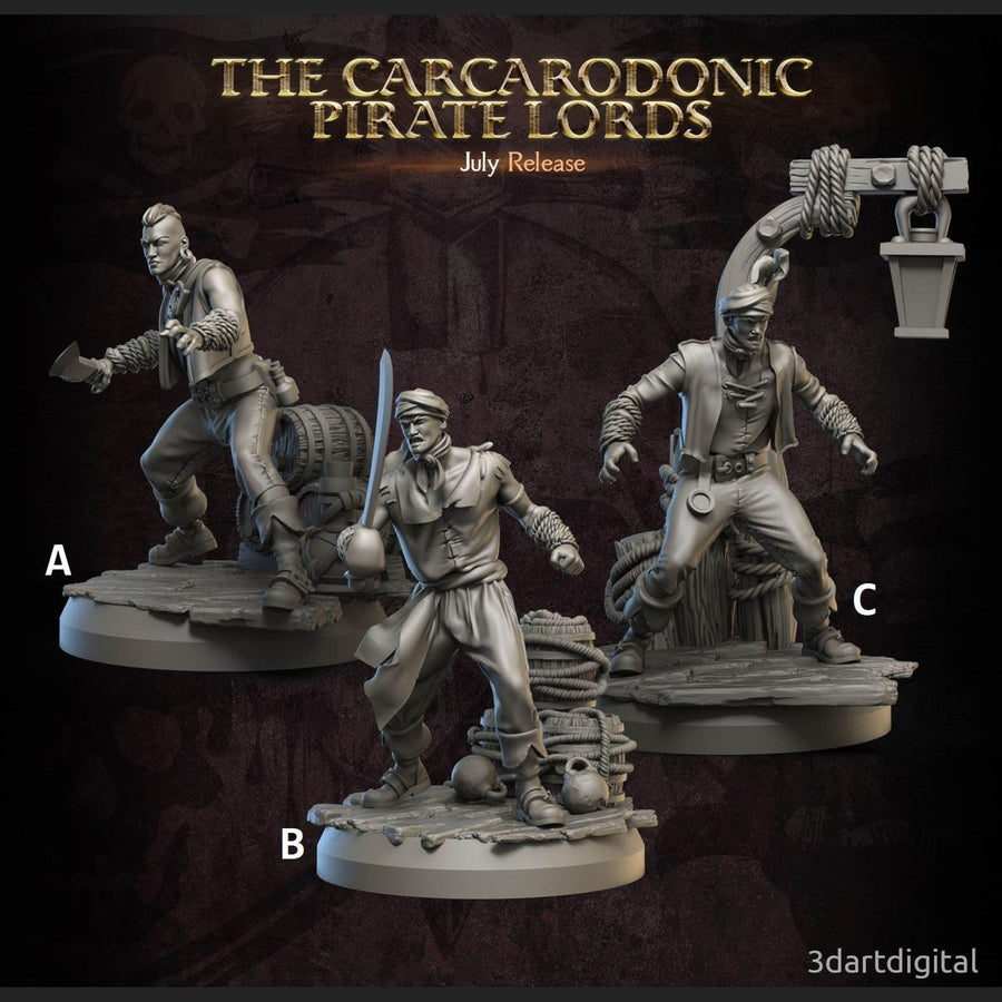 Pirate Crewmembers Male *SIZE OPTION* Pirate Crewmembers Male *SIZE OPTION*
