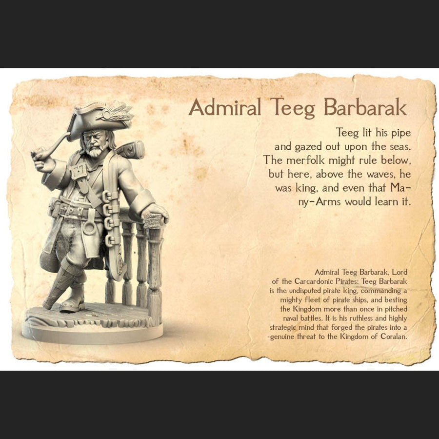 Admiral Teeg Barbarak *POSE & SIZE Option* Admiral Teeg Barbarak *POSE & SIZE Option*