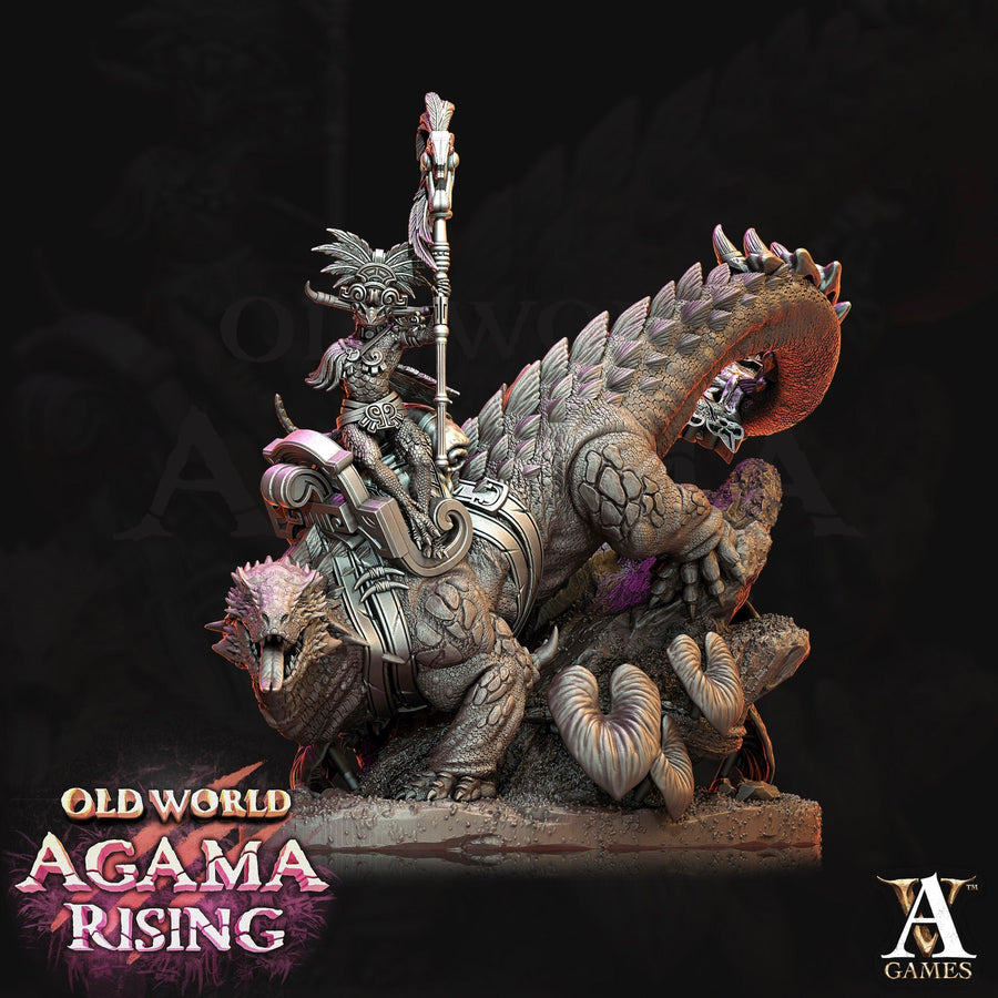 Mato Riders - DnD Miniature l 3D Printed Model l Lizardman l Beast Pathfinder l Tabletop RPG l Dungeons and Dragons Mato Riders - DnD Miniature l 3D Printed Model l Lizardman l Beast Pathfinder l Tabletop RPG l Dungeons and Dragons