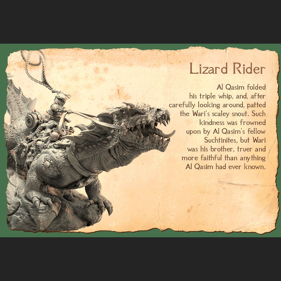 Lizard Rider *SIZE OPTION* Lizard Rider *SIZE OPTION*