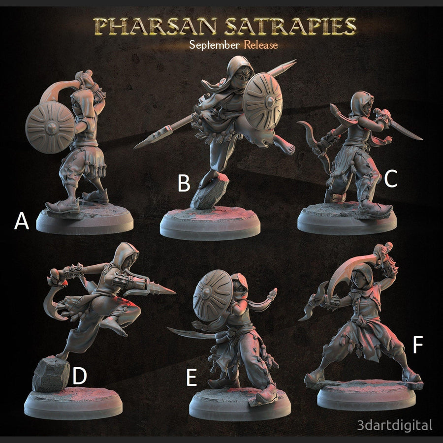 Pharsan Cultist Soldiers Female *SIZE OPTION* Pharsan Cultist Soldiers Female *SIZE OPTION*