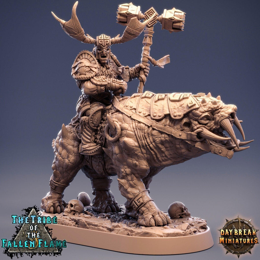 Irgut the Crusher on Tuskerbeast *SIZE OPTION* Irgut the Crusher on Tuskerbeast *SIZE OPTION*
