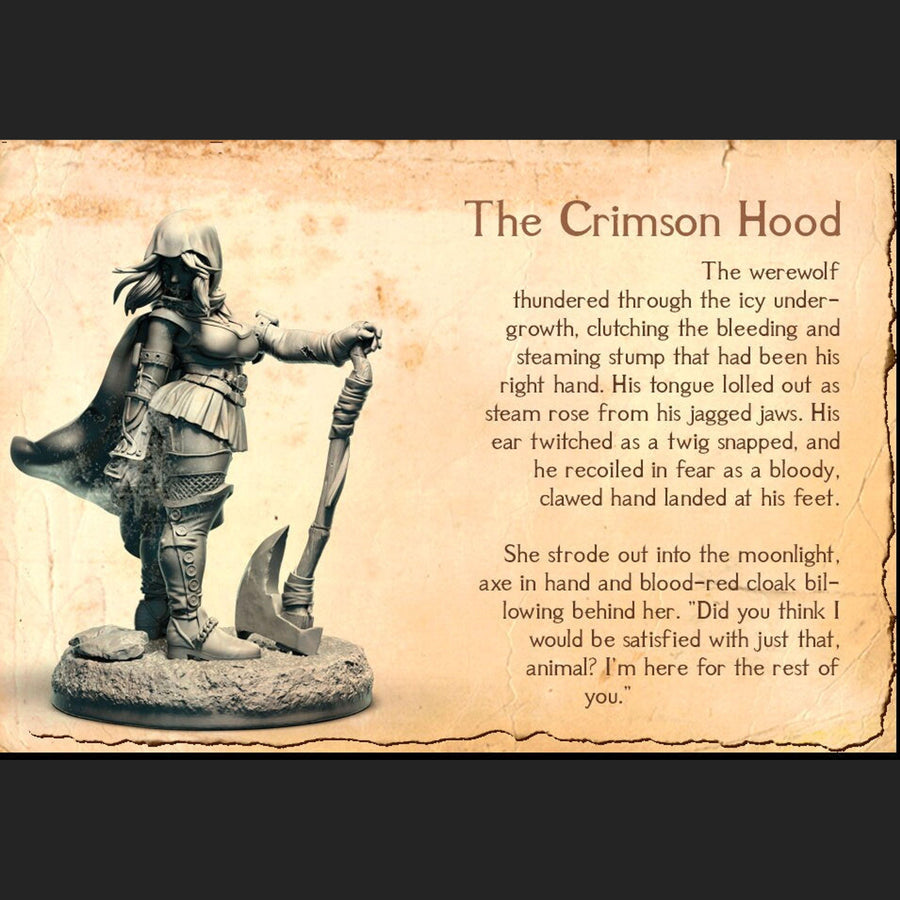 The Crimson Hood *SIZE OPTION* The Crimson Hood *SIZE OPTION*