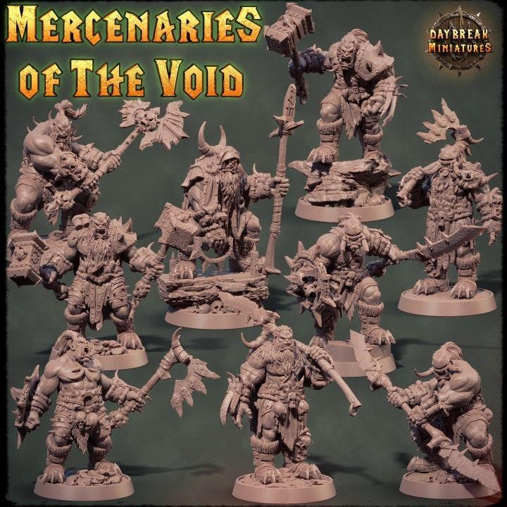 Mercenaries of the Void Orcs *POSE & SIZE OPTION* Mercenaries of the Void Orcs *POSE & SIZE OPTION*