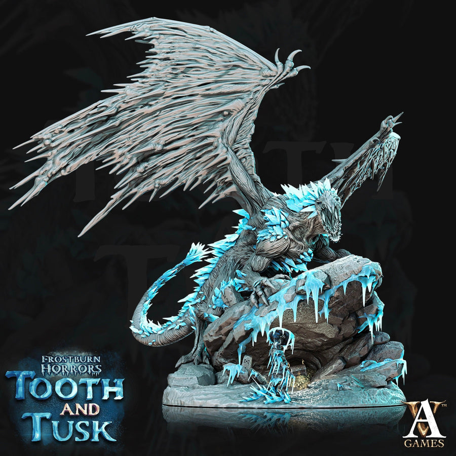 Fionrir Ice Troll Dragon *Size Option* Frostburn Horrors Tooth and Tusk Fionrir Ice Troll Dragon *Size Option* Frostburn Horrors Tooth and Tusk