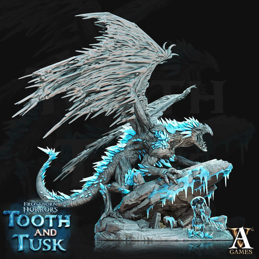 Fionrir Ice Troll Dragon *Size Option* Frostburn Horrors Tooth and Tusk Fionrir Ice Troll Dragon *Size Option* Frostburn Horrors Tooth and Tusk