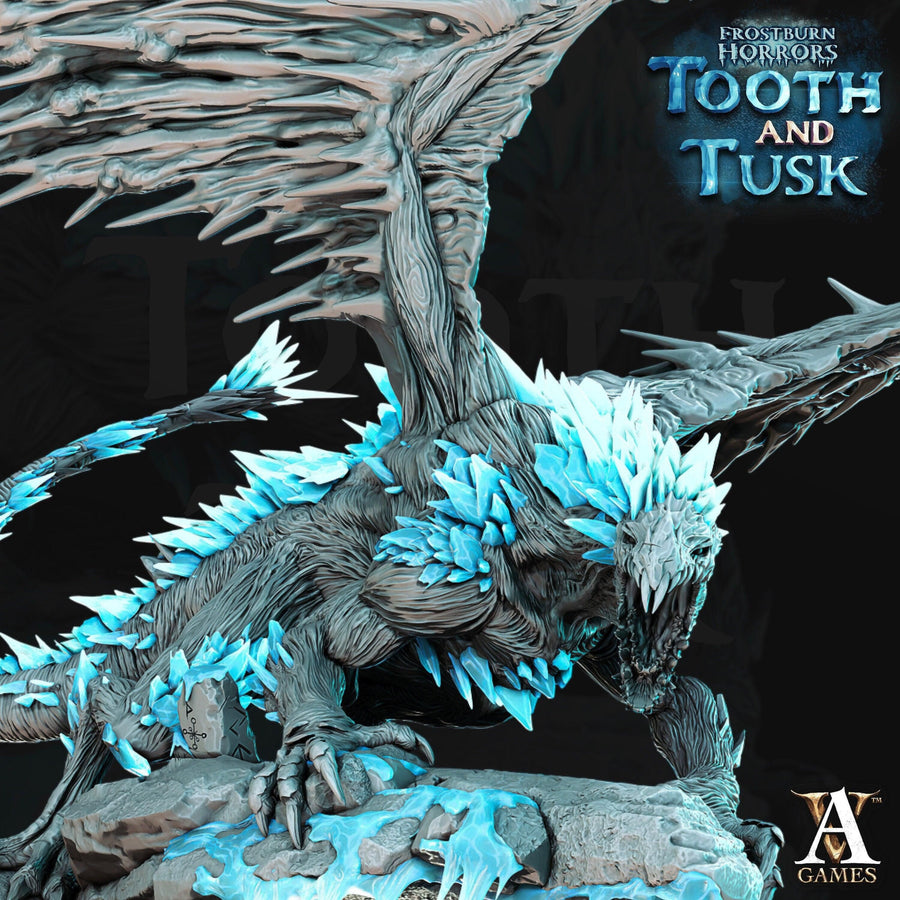 Fionrir Ice Troll Dragon *Size Option* Frostburn Horrors Tooth and Tusk Fionrir Ice Troll Dragon *Size Option* Frostburn Horrors Tooth and Tusk