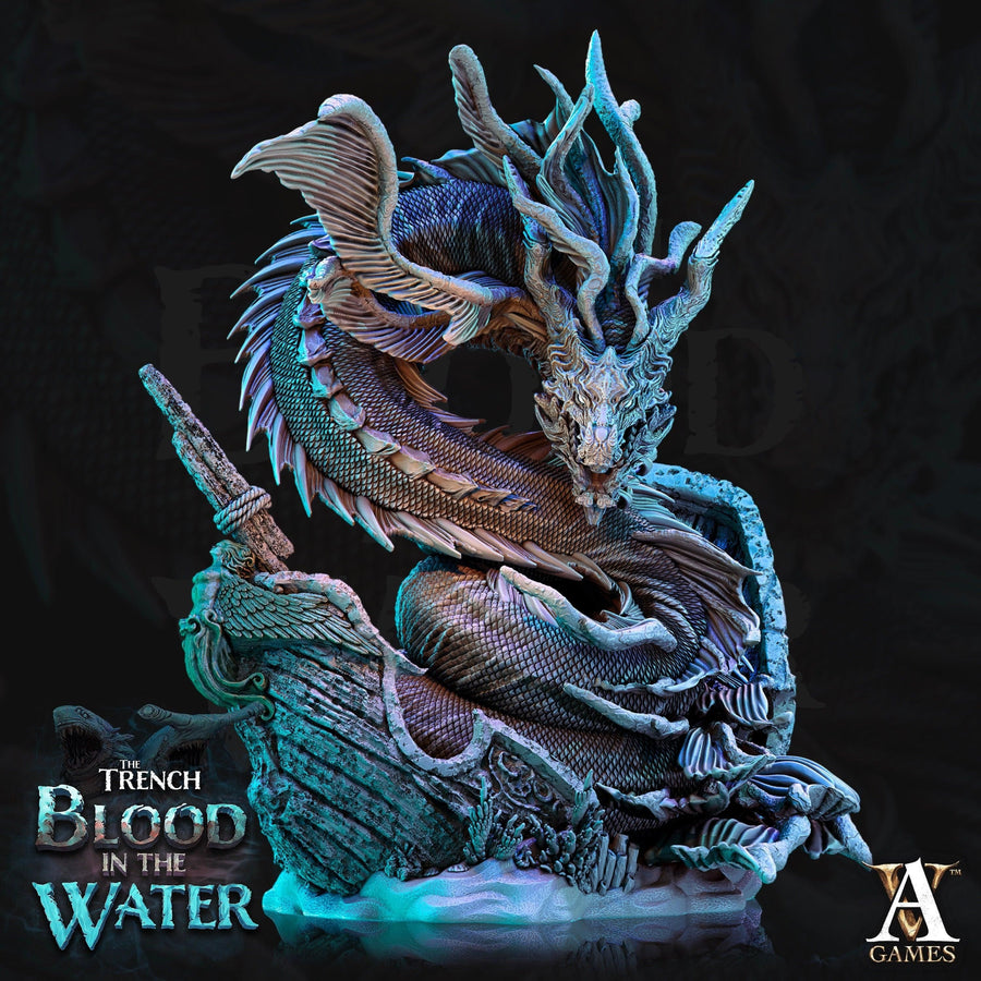 Vaiakvo, Sea Dragon *MASSIVE MINIATURE !! Size Option* The Trench Vol.2, Blood In The Water Vaiakvo, Sea Dragon *MASSIVE MINIATURE !! Size Option* The Trench Vol.2, Blood In The Water