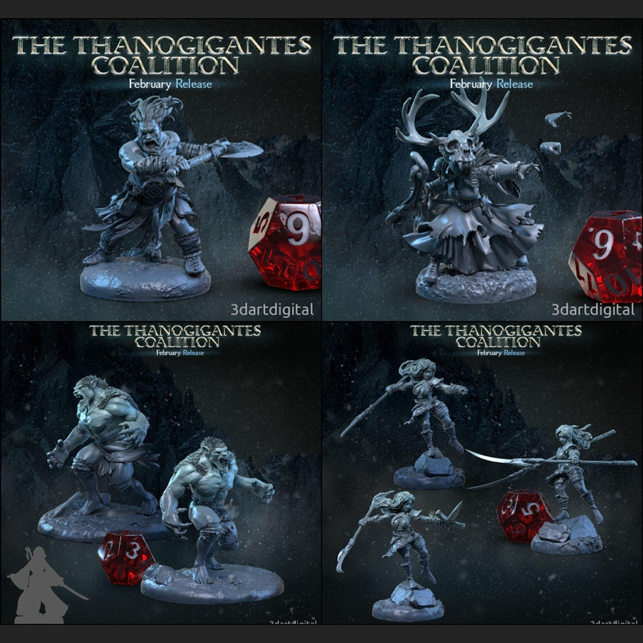 The Thanogigantes Coalition *SIZE & POSE Options* The Thanogigantes Coalition *SIZE & POSE Options*