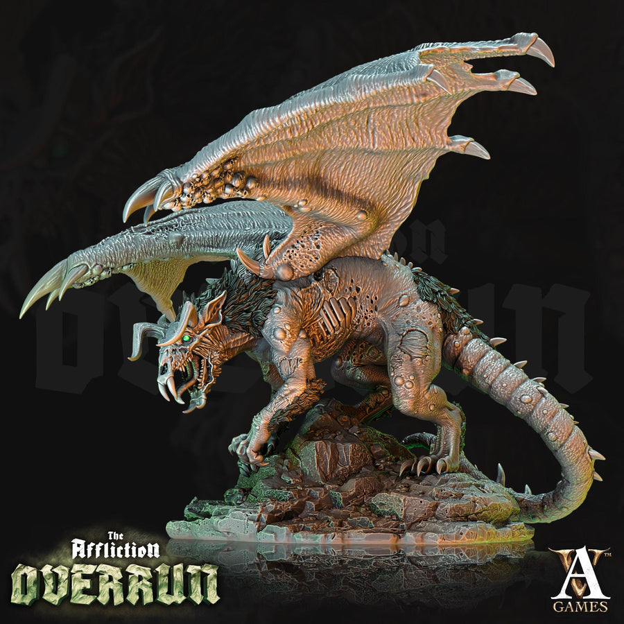 Srelk, Rat Dragon MASSIVE FIGURINE *Size Option* The Affliction Overrun Srelk, Rat Dragon MASSIVE FIGURINE *Size Option* The Affliction Overrun