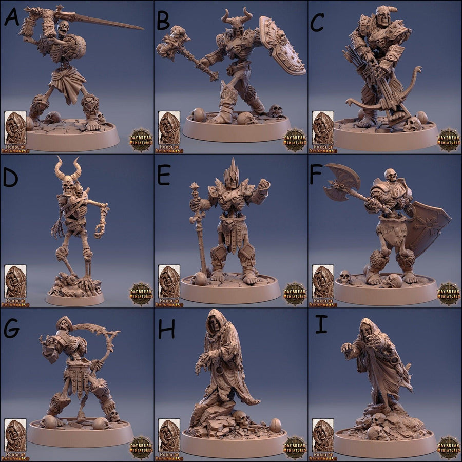 Skeletons Horde *POSE & SIZE OPTION* Skeletons Horde *POSE & SIZE OPTION*