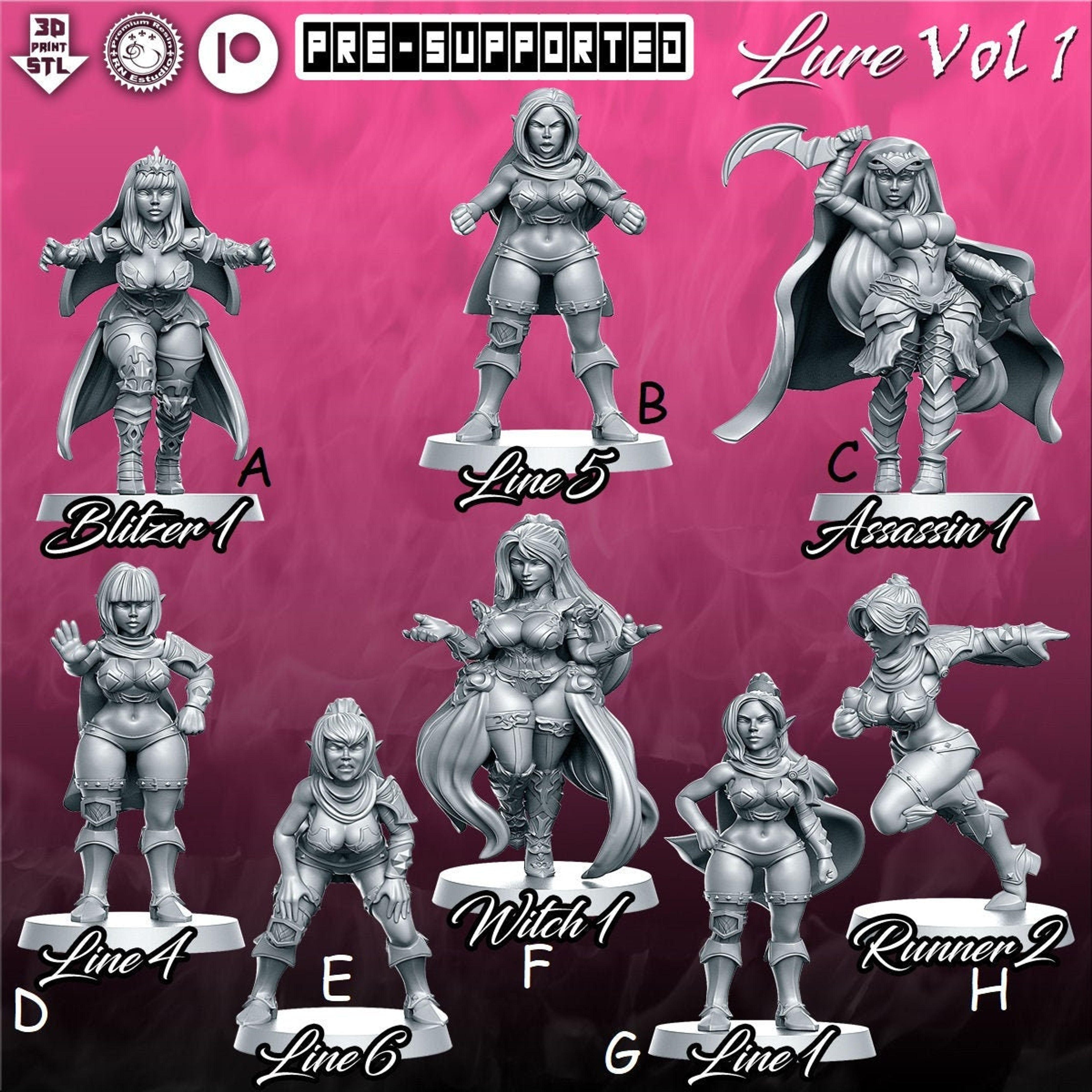 Lure Team Vol.1 Fantasy Football Team Mad Max Miniatures Lure Team Vol.1 Fantasy Football Team Mad Max Miniatures