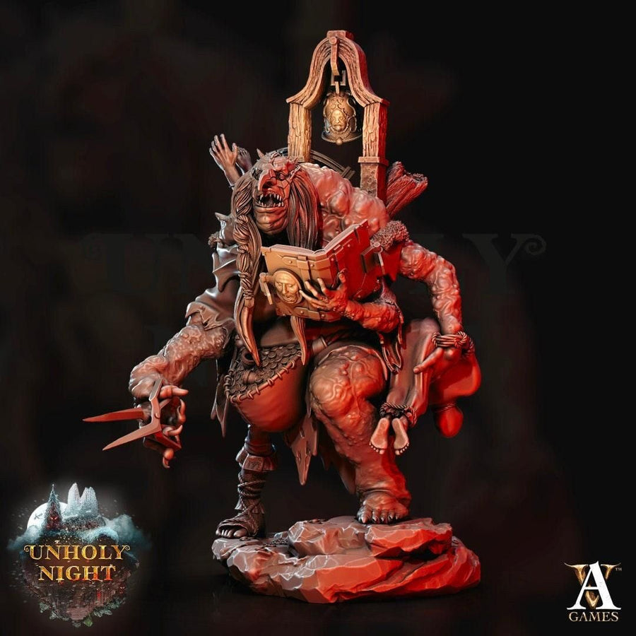 Frau Pretcha / Baba Yaga - DnD Miniature l 3D Printed Model l Witch l Beast Pathfinder l Tabletop RPG l Dungeons and Dragons Frau Pretcha / Baba Yaga - DnD Miniature l 3D Printed Model l Witch l Beast Pathfinder l Tabletop RPG l Dungeons and Dragons