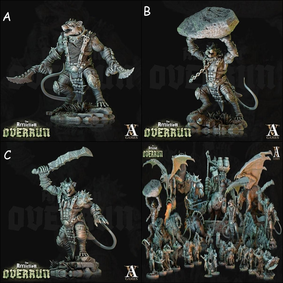 Rat Reavers *Pose & Size Option* The Affliction Vol.2, Overrun Rat Reavers *Pose & Size Option* The Affliction Vol.2, Overrun