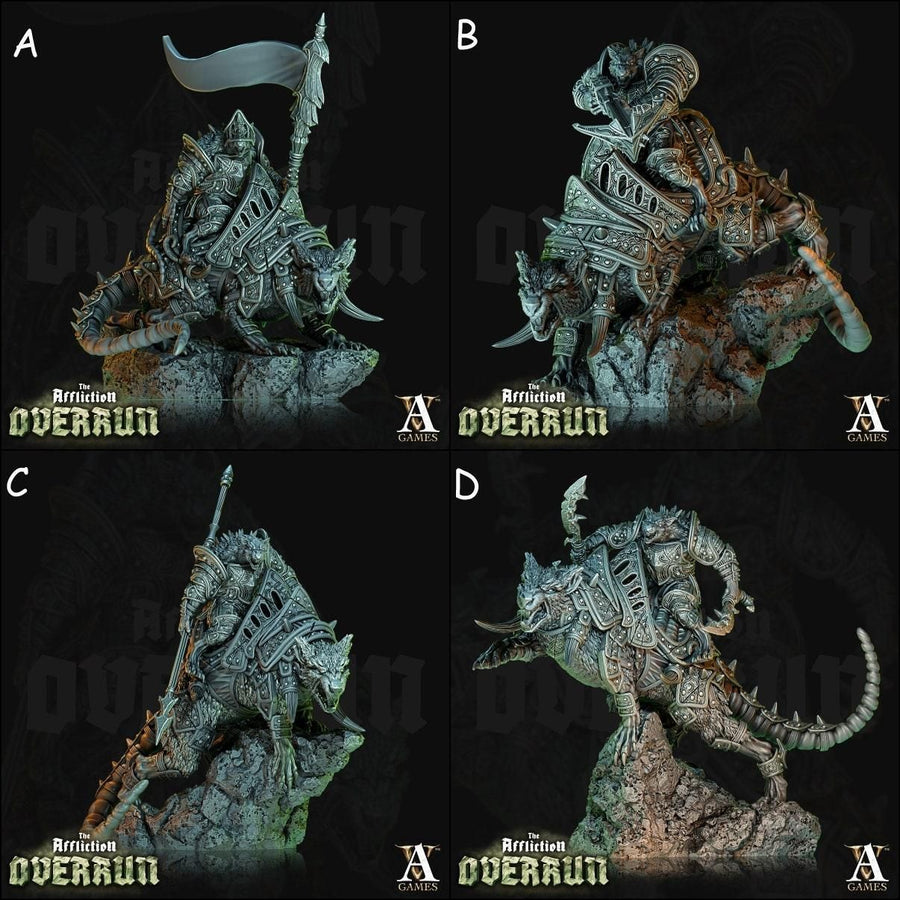 Dire Rats Riders *Pose & Size Option* The Affliction Vol.2, Overrun Dire Rats Riders *Pose & Size Option* The Affliction Vol.2, Overrun