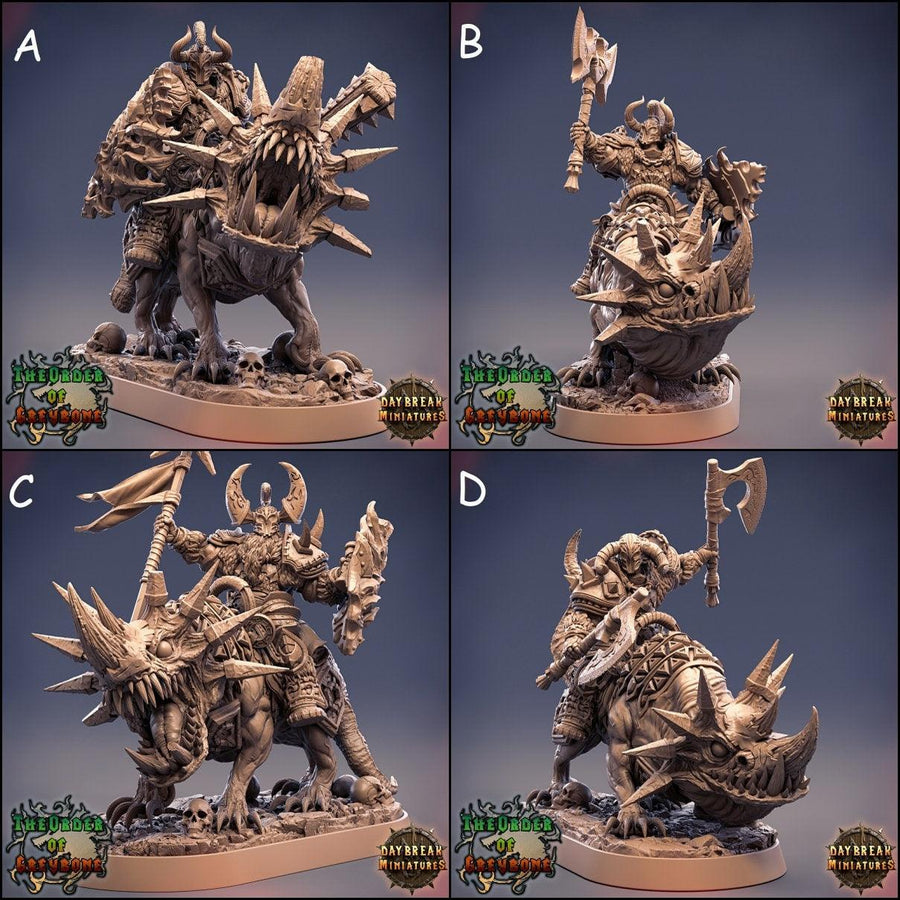 Horned Wolves Riders *SIZE OPTION* Horned Wolves Riders *SIZE OPTION*
