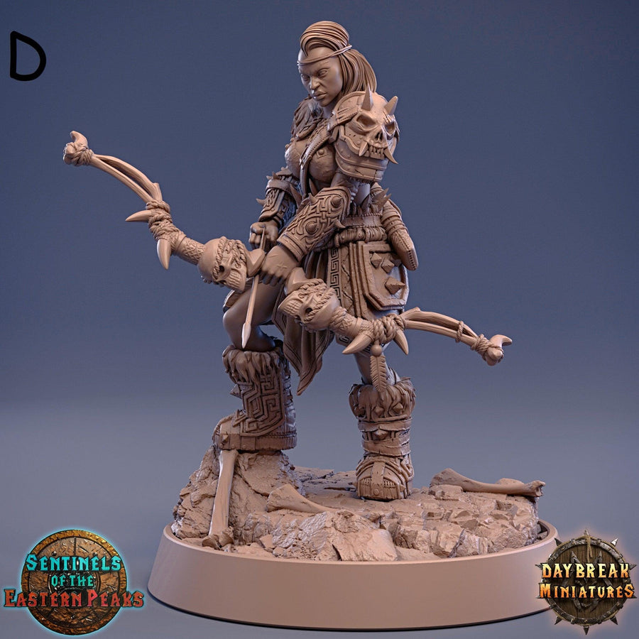 Female Warriors Sentinels of the Eastern Peaks *POSE & SIZE OPTION* Female Warriors Sentinels of the Eastern Peaks *POSE & SIZE OPTION*