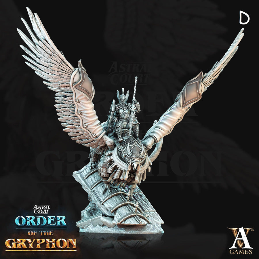Astral Gryphon Riders *Pose & Size Option* Order of the Gryphon Astral Gryphon Riders *Pose & Size Option* Order of the Gryphon