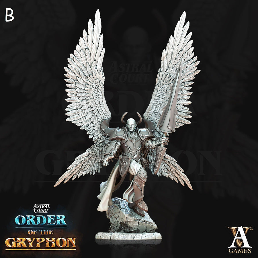 Justiciar Angels, Males *Pose & Size Option* Order of the Gryphon Justiciar Angels, Males *Pose & Size Option* Order of the Gryphon