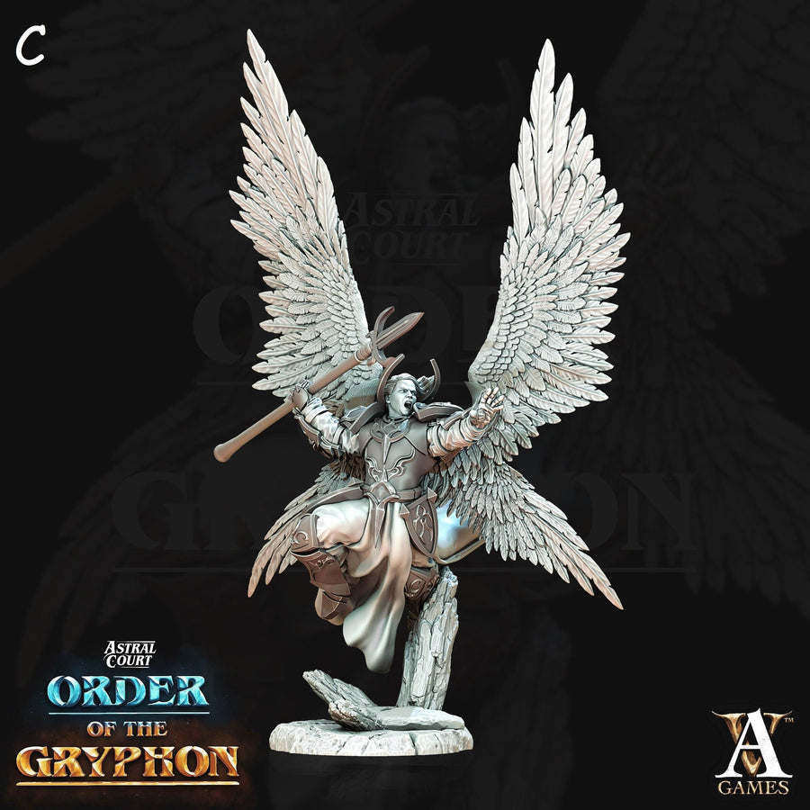 Justiciar Angels, Males *Pose & Size Option* Order of the Gryphon Justiciar Angels, Males *Pose & Size Option* Order of the Gryphon