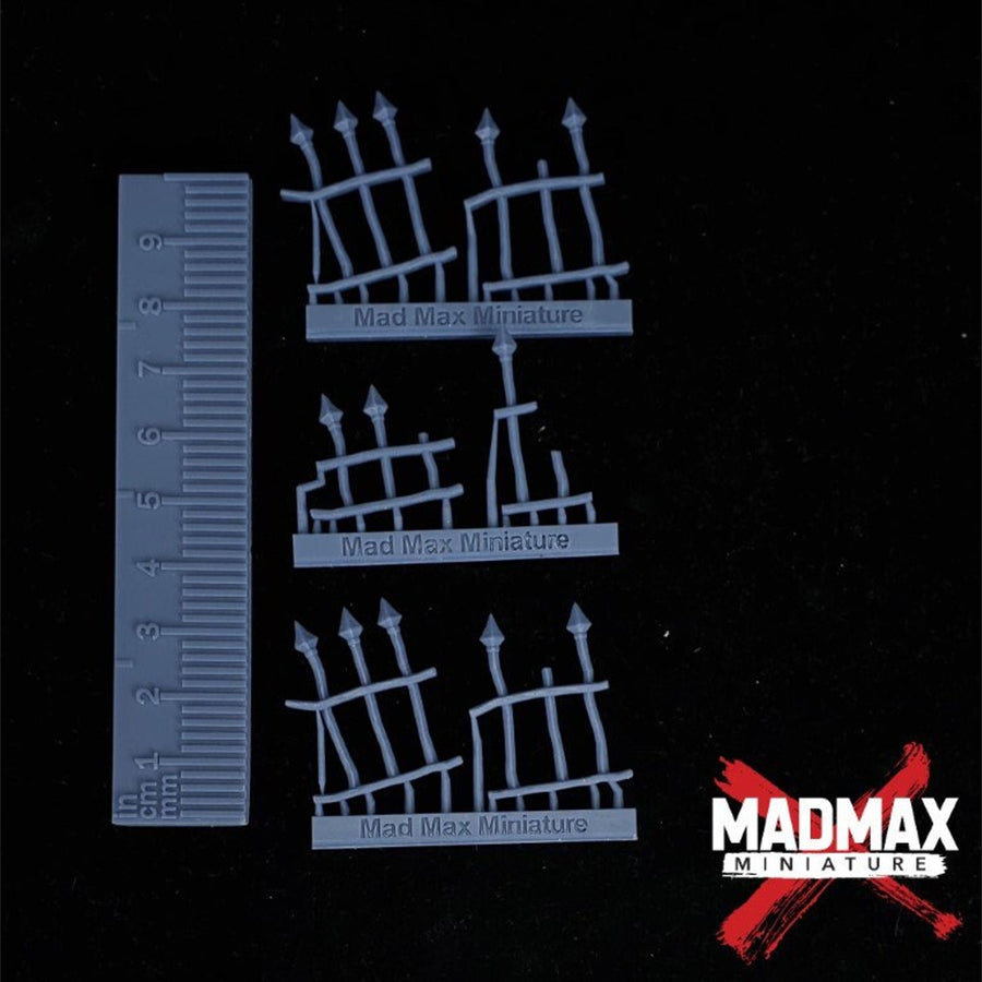 Iron Fences - Mad Max Miniature Basing Props Iron Fences - Mad Max Miniature Basing Props
