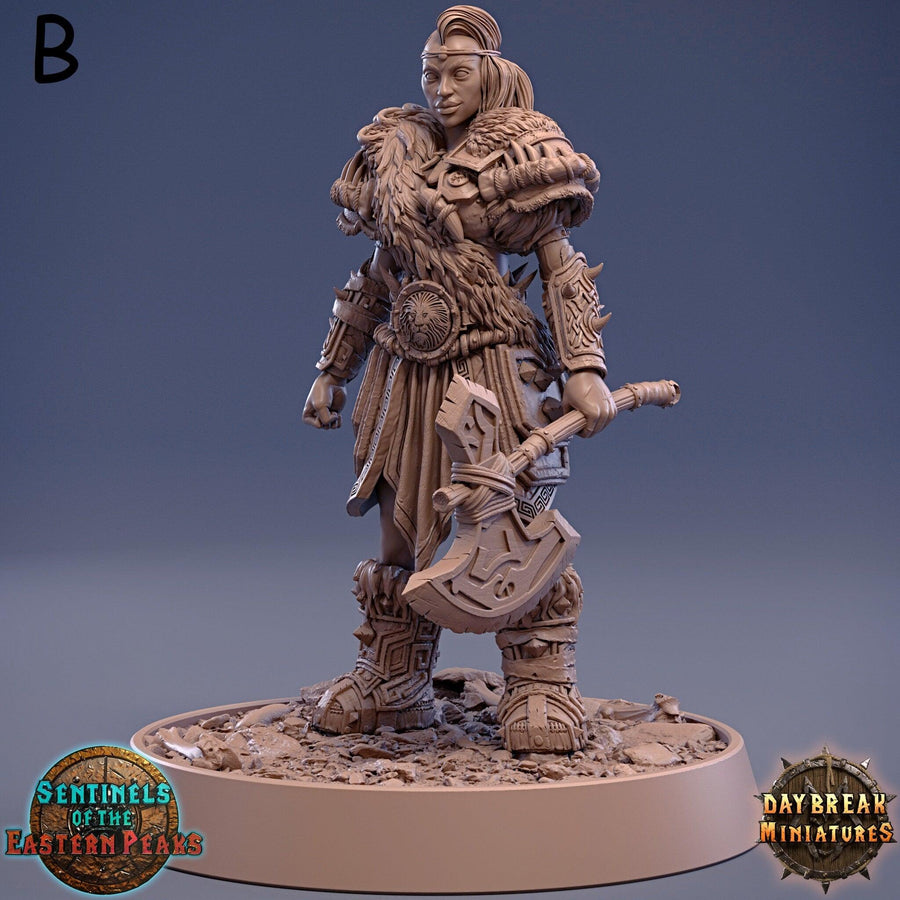 Female Warriors Sentinels of the Eastern Peaks *POSE & SIZE OPTION* Female Warriors Sentinels of the Eastern Peaks *POSE & SIZE OPTION*