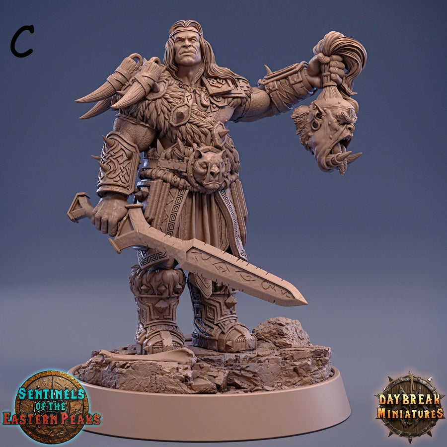 Warriors Sentinels of the Eastern Peaks *POSE & SIZE OPTION* Warriors Sentinels of the Eastern Peaks *POSE & SIZE OPTION*