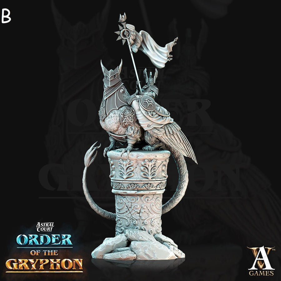 Astral Gryphon Riders *Pose & Size Option* Order of the Gryphon Astral Gryphon Riders *Pose & Size Option* Order of the Gryphon