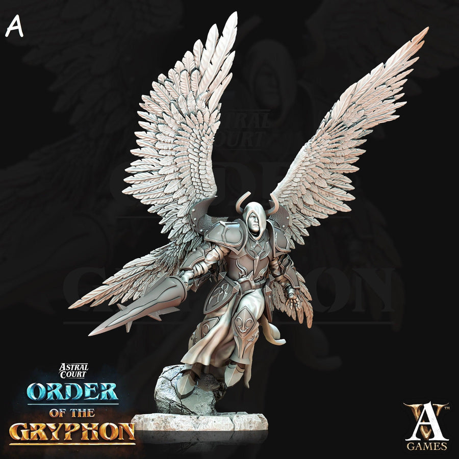 Justiciar Angels, Males *Pose & Size Option* Order of the Gryphon Justiciar Angels, Males *Pose & Size Option* Order of the Gryphon