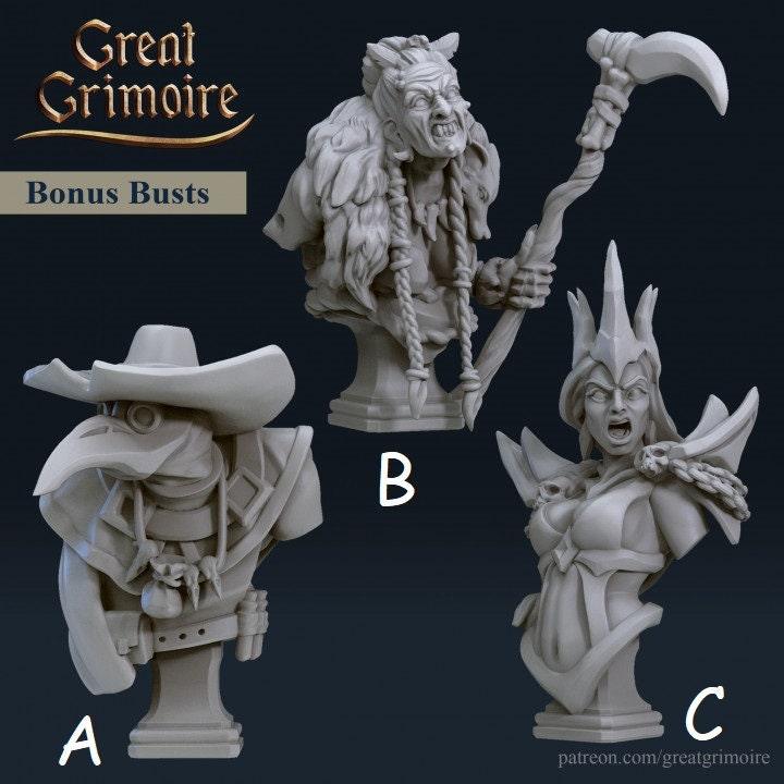 Great Grimoire Busts Vol.2 *SIZE OPTION* Great Grimoire Busts Vol.2 *SIZE OPTION*