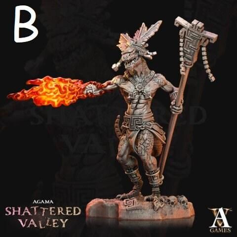 Agama Ajkins l DnD Miniatures l 3D Printed Model l Archvillain Games l Agama Shattered Valley l Beast Pathfinder l Tabletop RPG l Saurian Agama Ajkins l DnD Miniatures l 3D Printed Model l Archvillain Games l Agama Shattered Valley l Beast Pathfinder l Tabletop RPG l Saurian