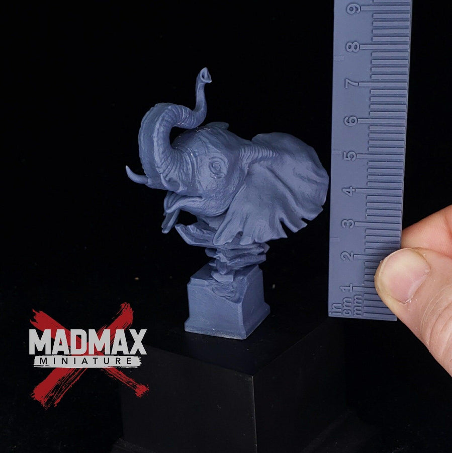 Savanna Bust Part 2 l Rhino - Buffalo - Hyena - Elephant- Warthog l Animal Portrait l 3D Printed Model l l African Wildlife Bust l Savanna Bust Part 2 l Rhino - Buffalo - Hyena - Elephant- Warthog l Animal Portrait l 3D Printed Model l l African Wildlife Bust l