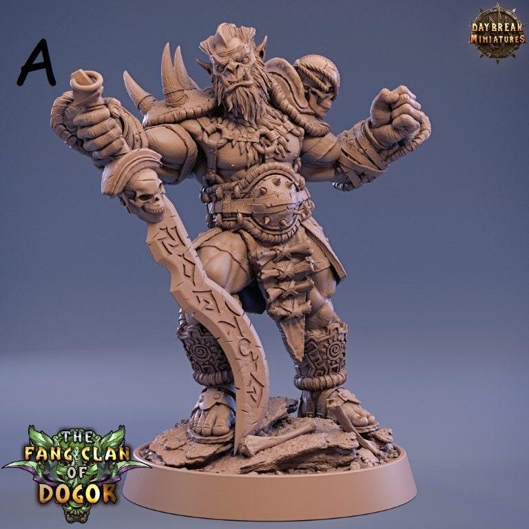 Warriors - The Fang Clan of Dogor - DnD Miniature l 3D Printed Model lDaybreak l Beast Pathfinder l Tabletop RPG l Dungeons and Dragons Warriors - The Fang Clan of Dogor - DnD Miniature l 3D Printed Model lDaybreak l Beast Pathfinder l Tabletop RPG l Dungeons and Dragons