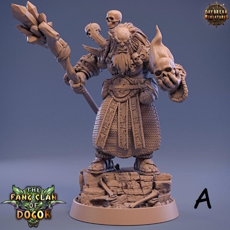 Generals - The Fang Clan of Dogor - DnD Miniature l 3D Printed Model lDaybreak l Beast Pathfinder l Tabletop RPG l Dungeons and Dragons Generals - The Fang Clan of Dogor - DnD Miniature l 3D Printed Model lDaybreak l Beast Pathfinder l Tabletop RPG l Dungeons and Dragons