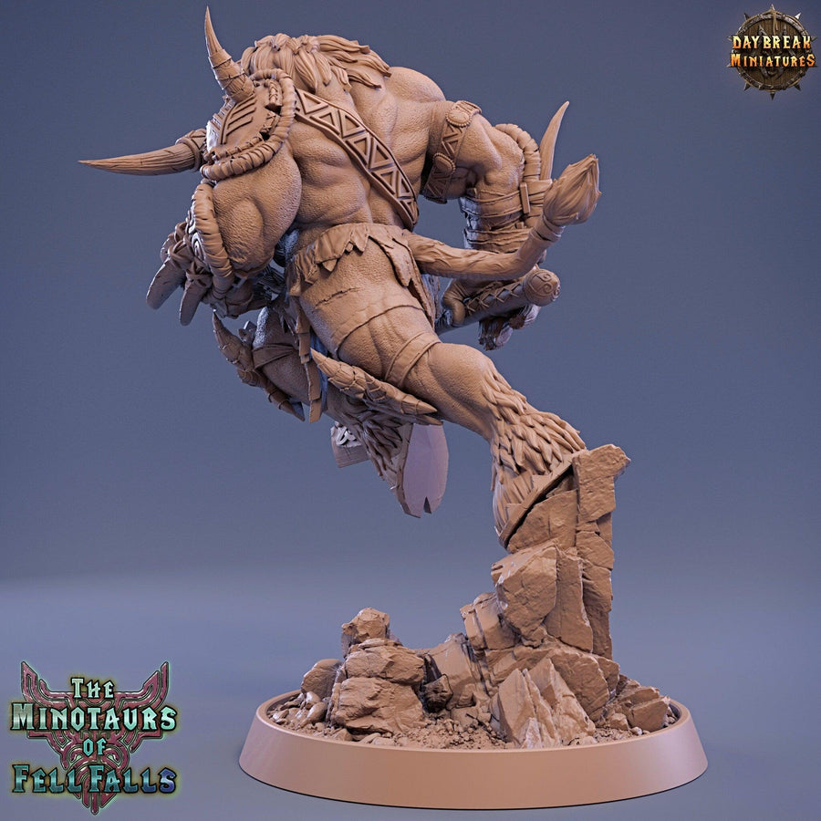 Phaolo Klanck - DnD Miniature l 3D Printed Model l Minotaur l Beast Pathfinder l Tabletop RPG l Dungeons and Dragons l Phaolo Klanck - DnD Miniature l 3D Printed Model l Minotaur l Beast Pathfinder l Tabletop RPG l Dungeons and Dragons l