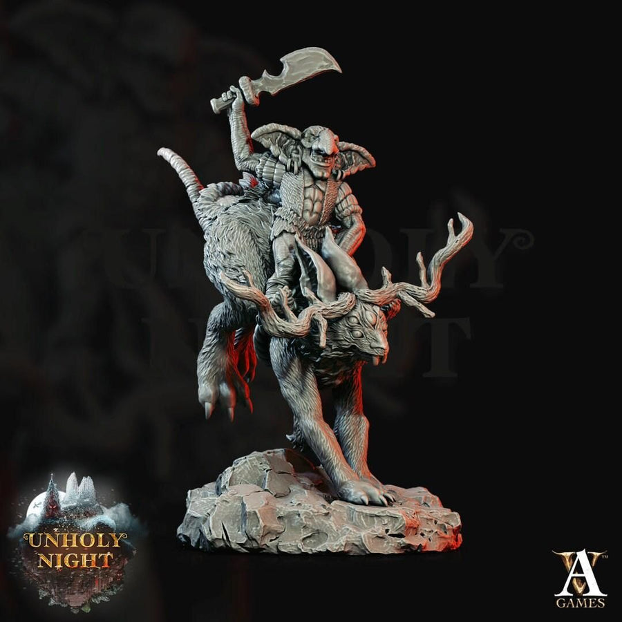 Goblin Riders - DnD Miniature l 3D Printed Model l Greenskin l Beast Pathfinder l Tabletop RPG l Dungeons and Dragons Goblin Riders - DnD Miniature l 3D Printed Model l Greenskin l Beast Pathfinder l Tabletop RPG l Dungeons and Dragons