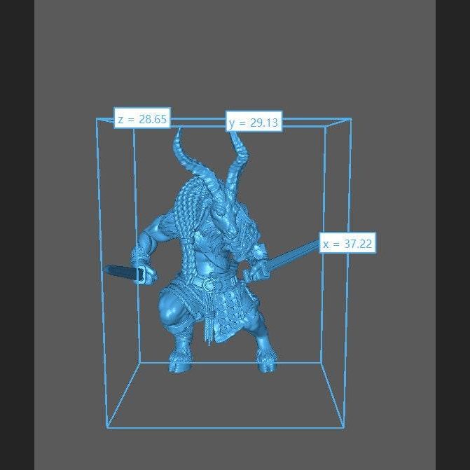 Goat Warriors - DnD Miniature l 3D Printed Model l Monster l Beast Pathfinder l Tabletop RPG l Dungeons and Dragons l Beastman Goat Warriors - DnD Miniature l 3D Printed Model l Monster l Beast Pathfinder l Tabletop RPG l Dungeons and Dragons l Beastman