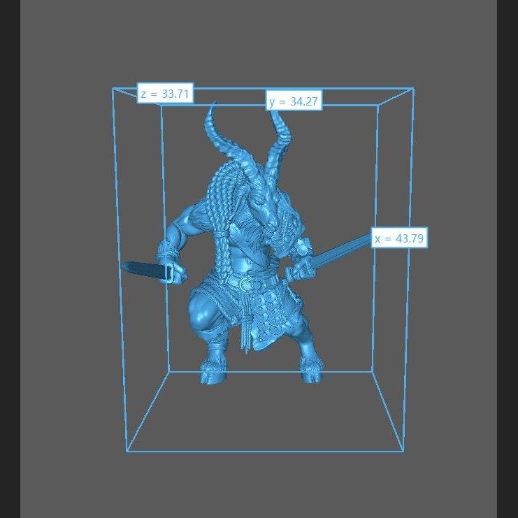 Goat Warriors - DnD Miniature l 3D Printed Model l Monster l Beast Pathfinder l Tabletop RPG l Dungeons and Dragons l Beastman Goat Warriors - DnD Miniature l 3D Printed Model l Monster l Beast Pathfinder l Tabletop RPG l Dungeons and Dragons l Beastman