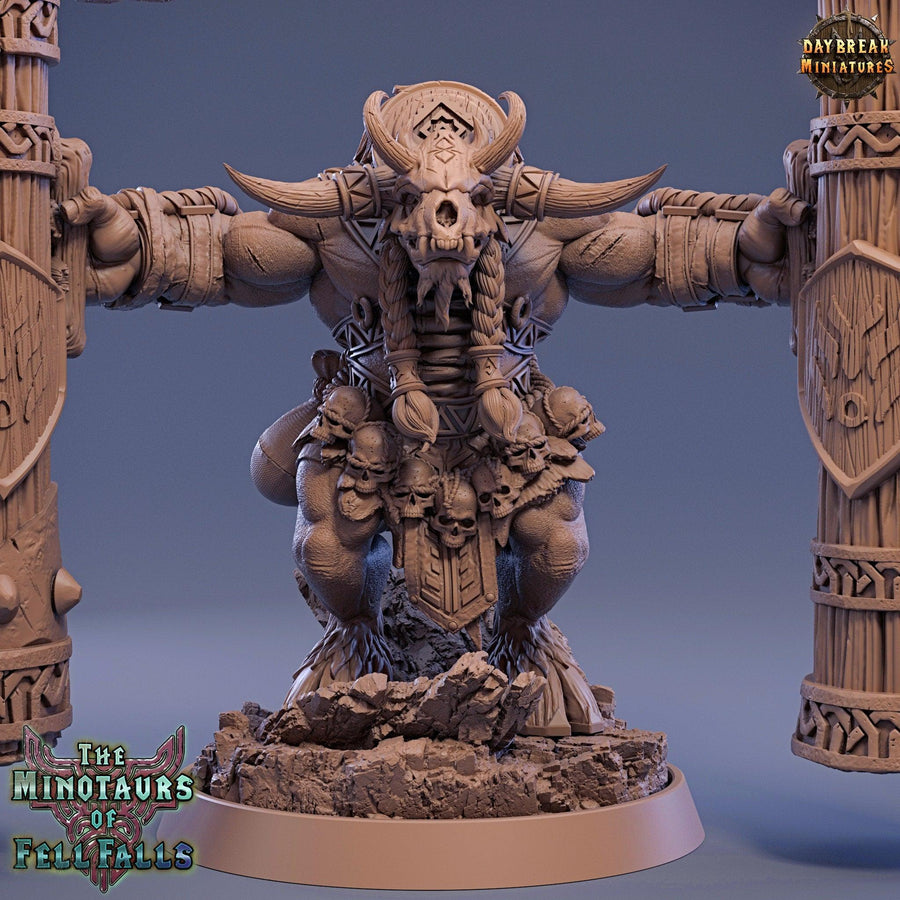 Jauger Bloodcrush - DnD Miniature l 3D Printed Model l Minotaur l Beast Pathfinder l Tabletop RPG l Dungeons and Dragons l Jauger Bloodcrush - DnD Miniature l 3D Printed Model l Minotaur l Beast Pathfinder l Tabletop RPG l Dungeons and Dragons l