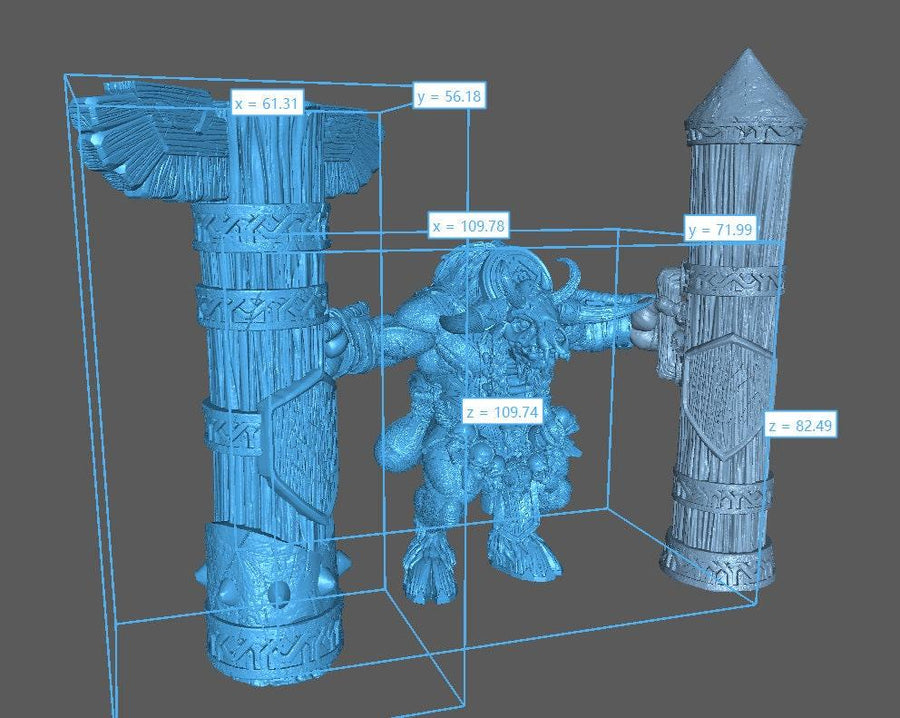 Jauger Bloodcrush - DnD Miniature l 3D Printed Model l Minotaur l Beast Pathfinder l Tabletop RPG l Dungeons and Dragons l Jauger Bloodcrush - DnD Miniature l 3D Printed Model l Minotaur l Beast Pathfinder l Tabletop RPG l Dungeons and Dragons l