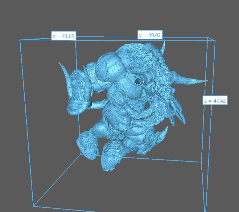 Phaolo Klanck - DnD Miniature l 3D Printed Model l Minotaur l Beast Pathfinder l Tabletop RPG l Dungeons and Dragons l Phaolo Klanck - DnD Miniature l 3D Printed Model l Minotaur l Beast Pathfinder l Tabletop RPG l Dungeons and Dragons l