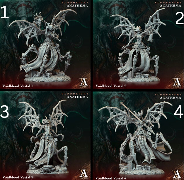 Voidblood Vestal - Bloodright - Anathema - Archvillain Games Voidblood Vestal - Bloodright - Anathema - Archvillain Games