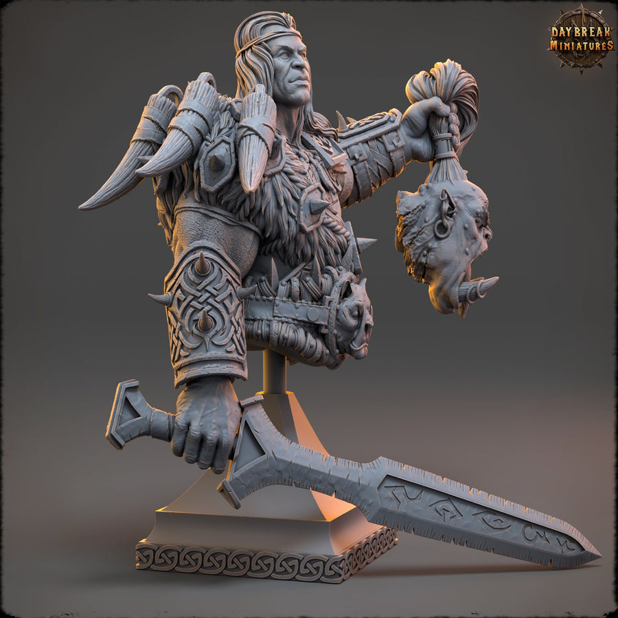 Silas Of The Eastern Peak BUST - Daybreak Miniatures Silas Of The Eastern Peak BUST - Daybreak Miniatures