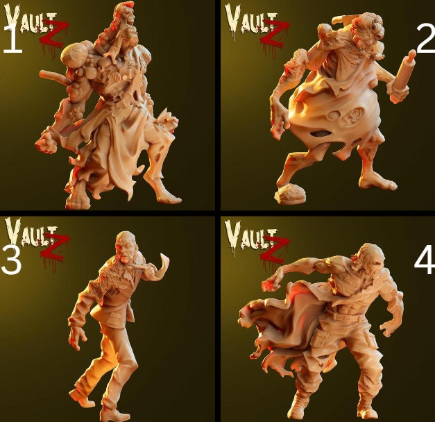 August Zombies - Vaultz Miniature August Zombies - Vaultz Miniature