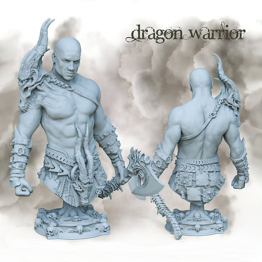 Dragon Warrior BUST - Printomancer Dragon Warrior BUST - Printomancer