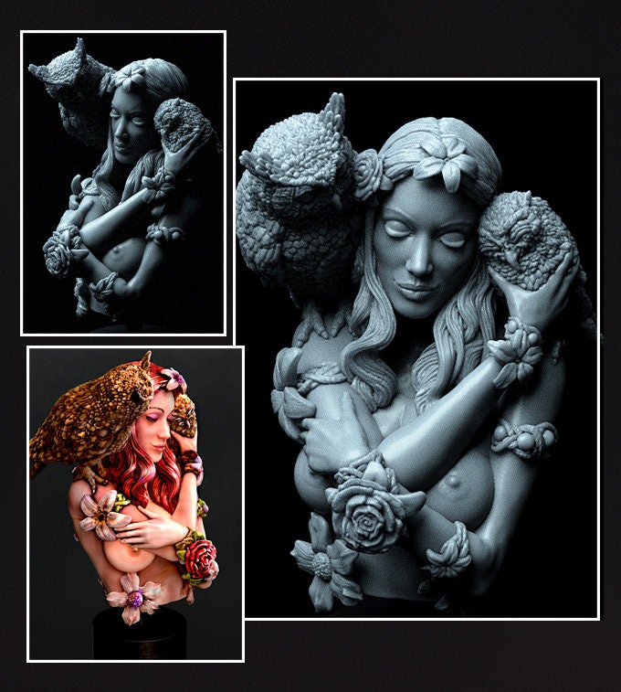 Dryad BUST - Printomancer Dryad BUST - Printomancer