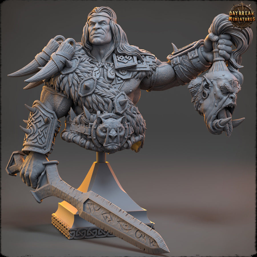 Silas Of The Eastern Peak BUST - Daybreak Miniatures Silas Of The Eastern Peak BUST - Daybreak Miniatures