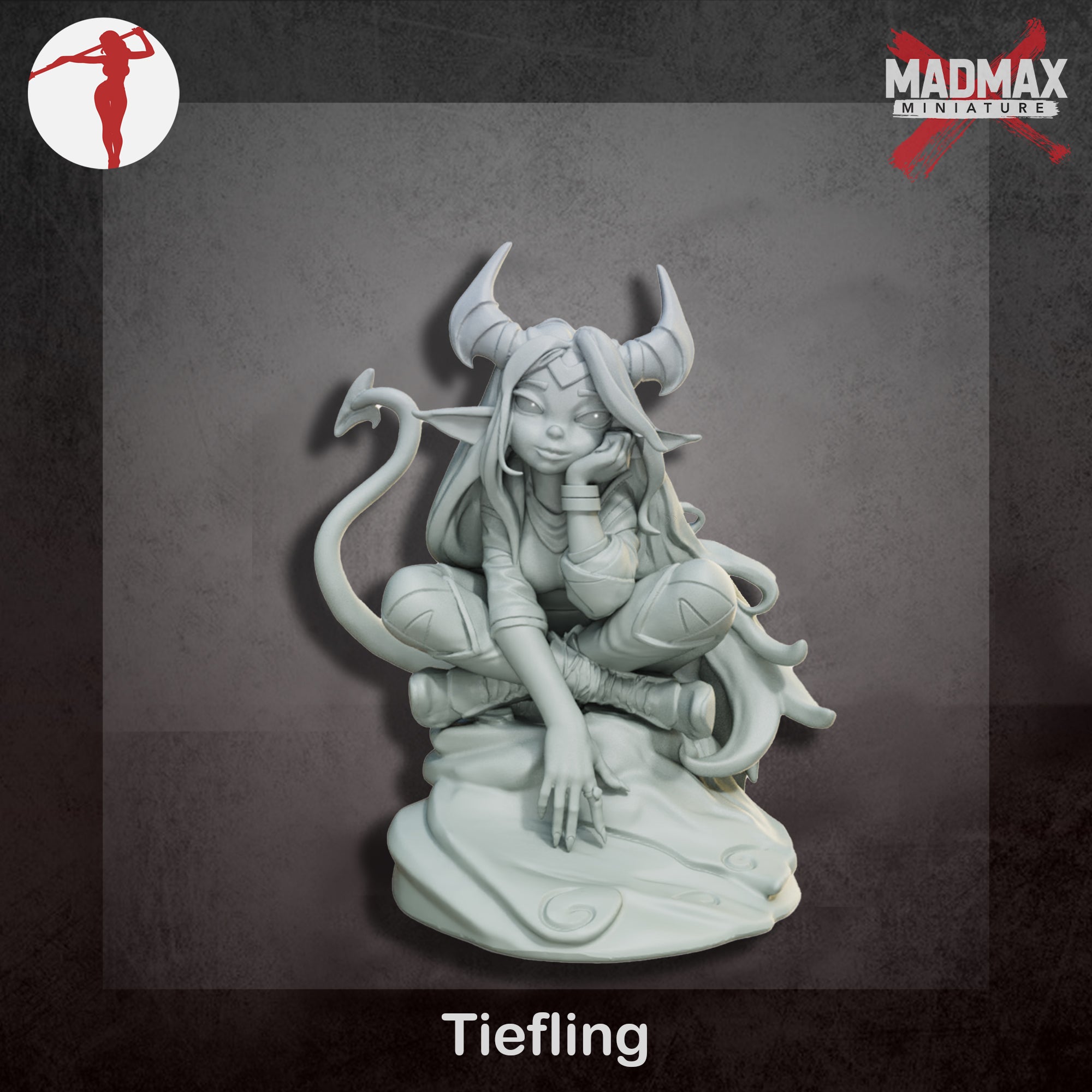 Tiefling - Female Miniatures – Mad Max Miniatures