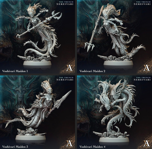 a set of four pictures of a statue of a demon